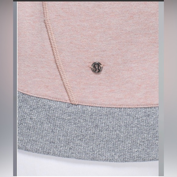 Lululemon Crew Love Pullover Heathered Bark Berry / Heathered Speckled Grey - Picture 12 of 13